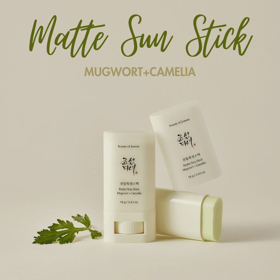 Matte sun stick : Mugwort + Camilia  18g