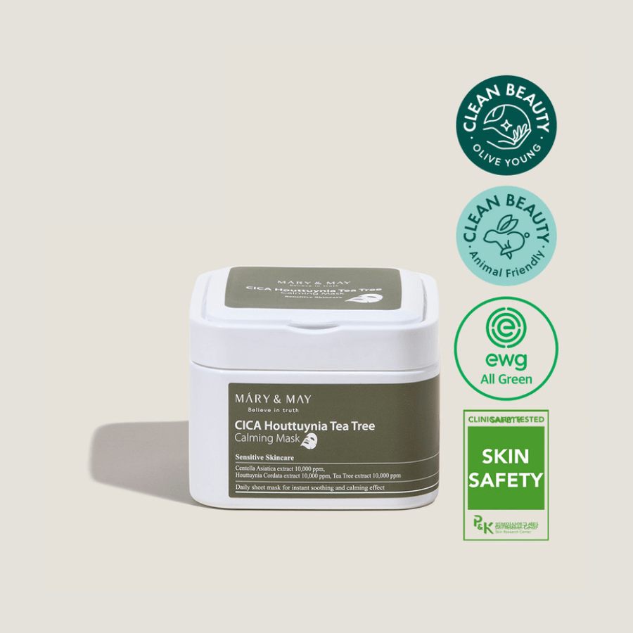 [MARY&MAY] CICA Houttuynia Tea Tree Calming Mask (30pz)