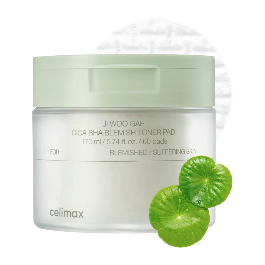 [CELIMAX] Ji Woo Gae Cica BHA Blemish Toner Pad 60 pz