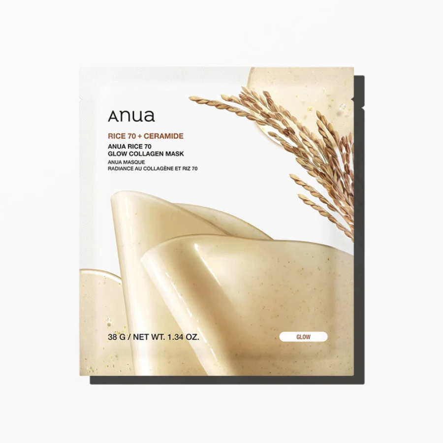 [ANUA] Rice 70 Glow Collagen Mask 1 pz