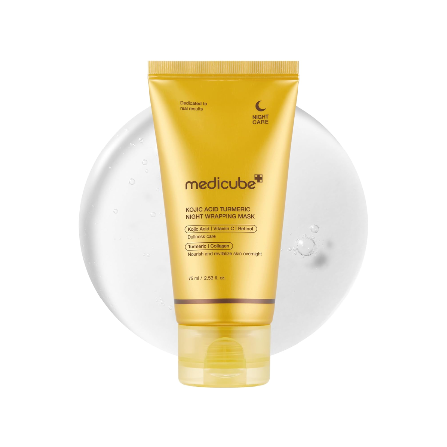 [MEDICUBE] Kojic Acid Turmeric Night Wrapping Mask 75ml