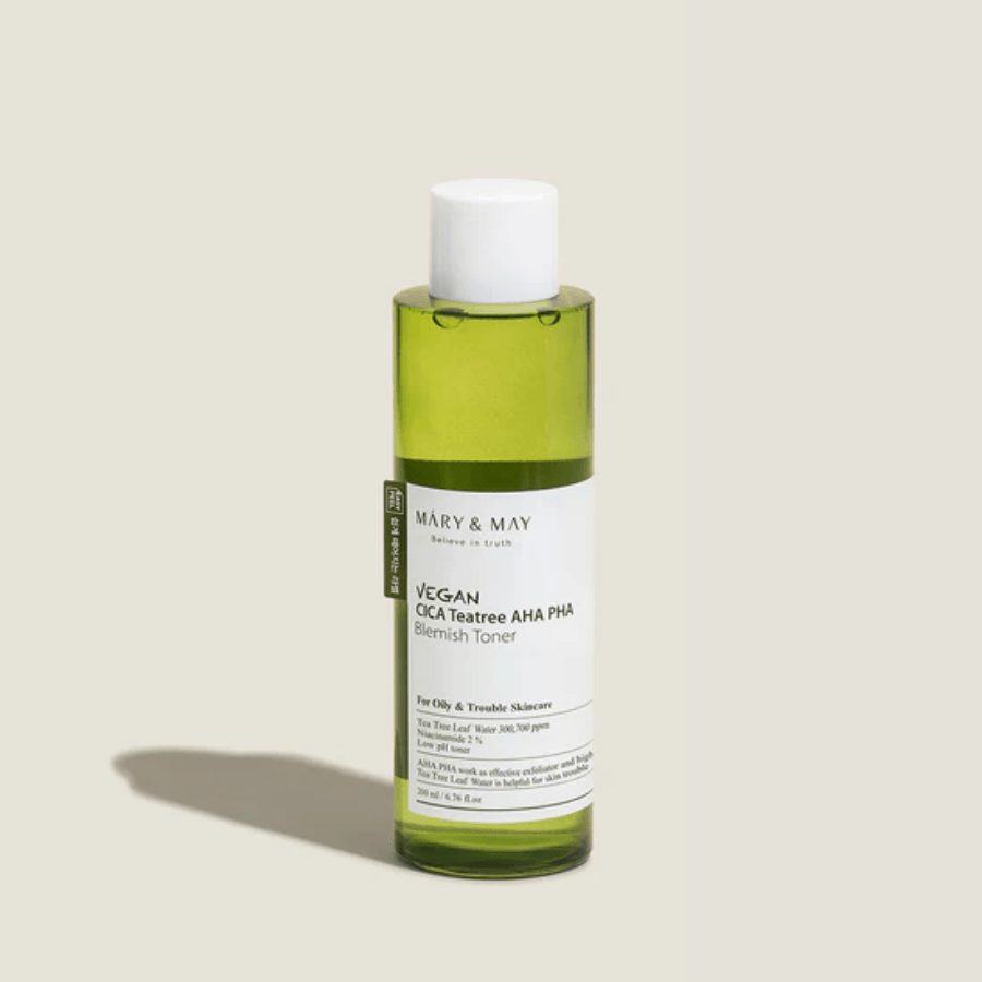 [MARY&MAY] Vegan Cica Tea Tree AHA PHA Blemish Toner