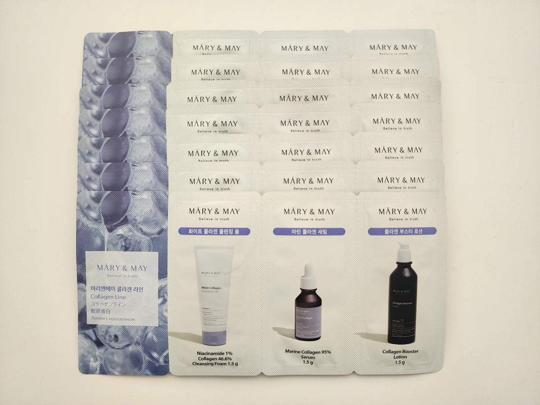 [MARY&MAY] Collagen Line 3 Step Sachet [Muestra de 3 pasos de Colágeno]