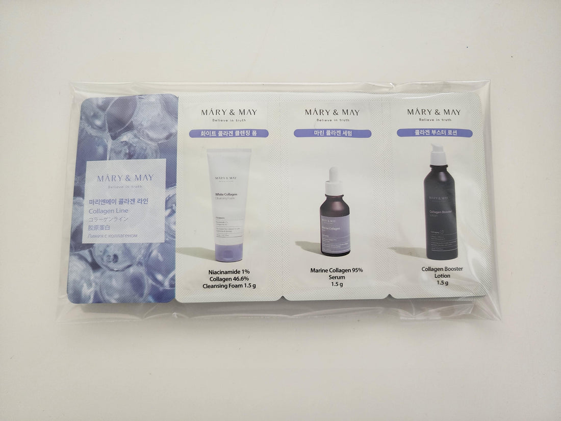 [MARY&MAY] Collagen Line 3 Step Sachet [Muestra de 3 pasos de Colágeno]