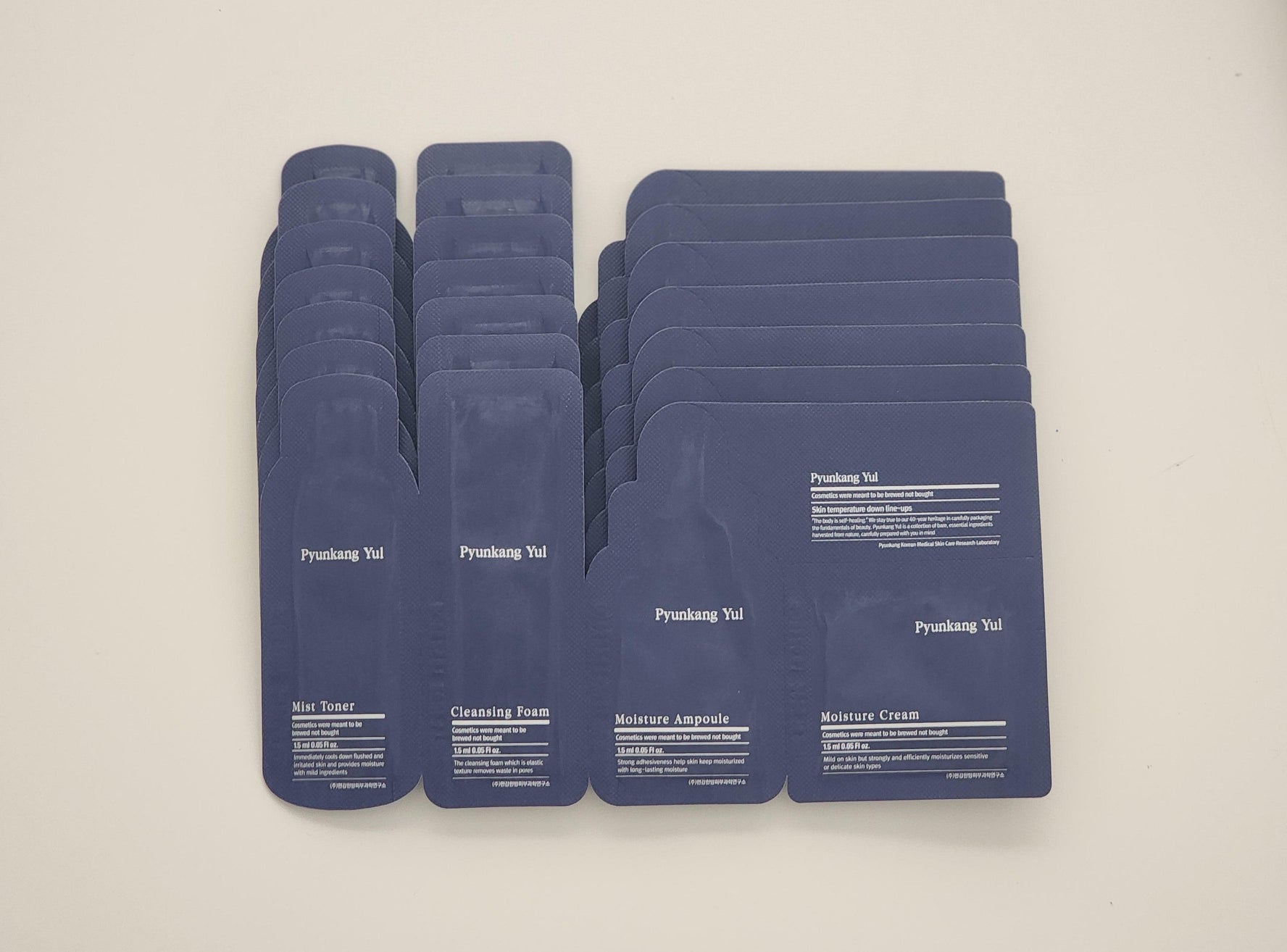 [PYUNKANG YUL] Blue Sample Pouch [Muestra Línea Básica de 4 Pasos de Pyunkang Yul]