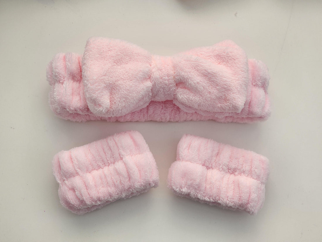 Set de banda para el cabello y muñequeras