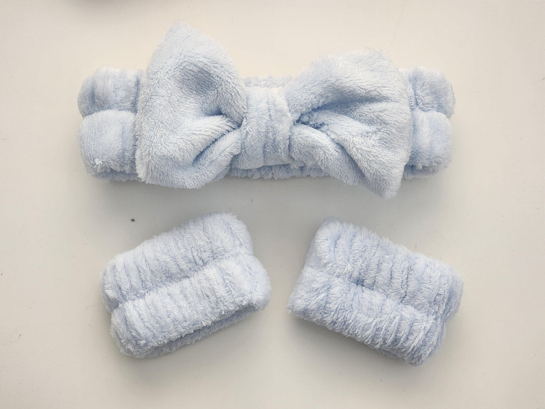 Set de banda para el cabello y muñequeras