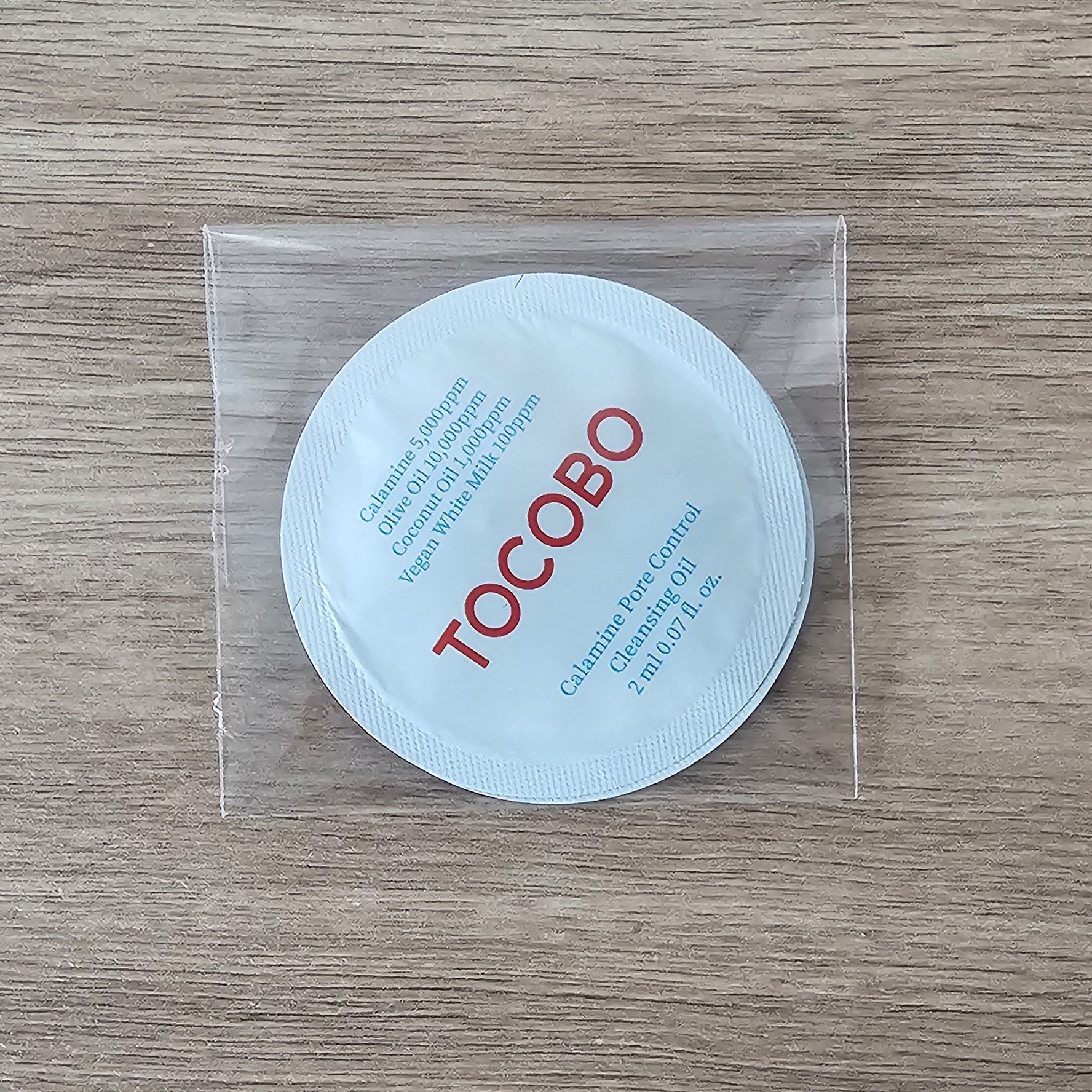 [TOCOBO] Doble Limpieza (1 muestra Calamine Pore Control Cleansing Oil 2 ml y 1 muestra Coconut Clay Cleansing Foam 2 ml)