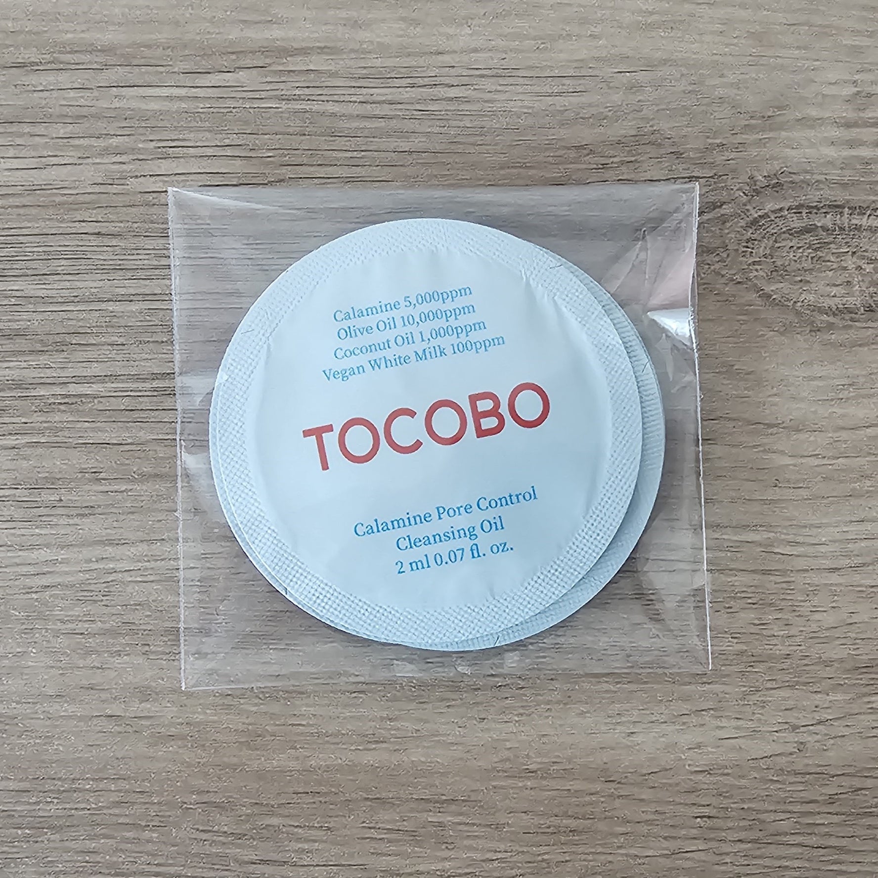 [TOCOBO] Calamine Pore Control Cleansing Oil (Paquete de 5 muestras de 2 ml c/u)