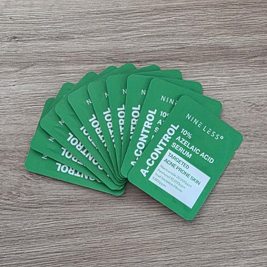 [NINE LESS] A-Control 10% Azelaic Acid Serum 10 muestras de 2ml c/u