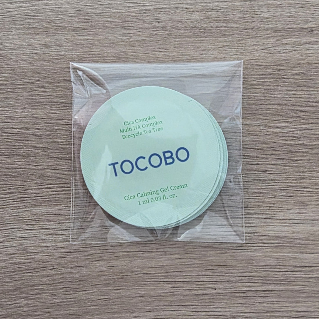 [TOCOBO] Cica Calming Gel Cream 5 muestras de 1ml c/u