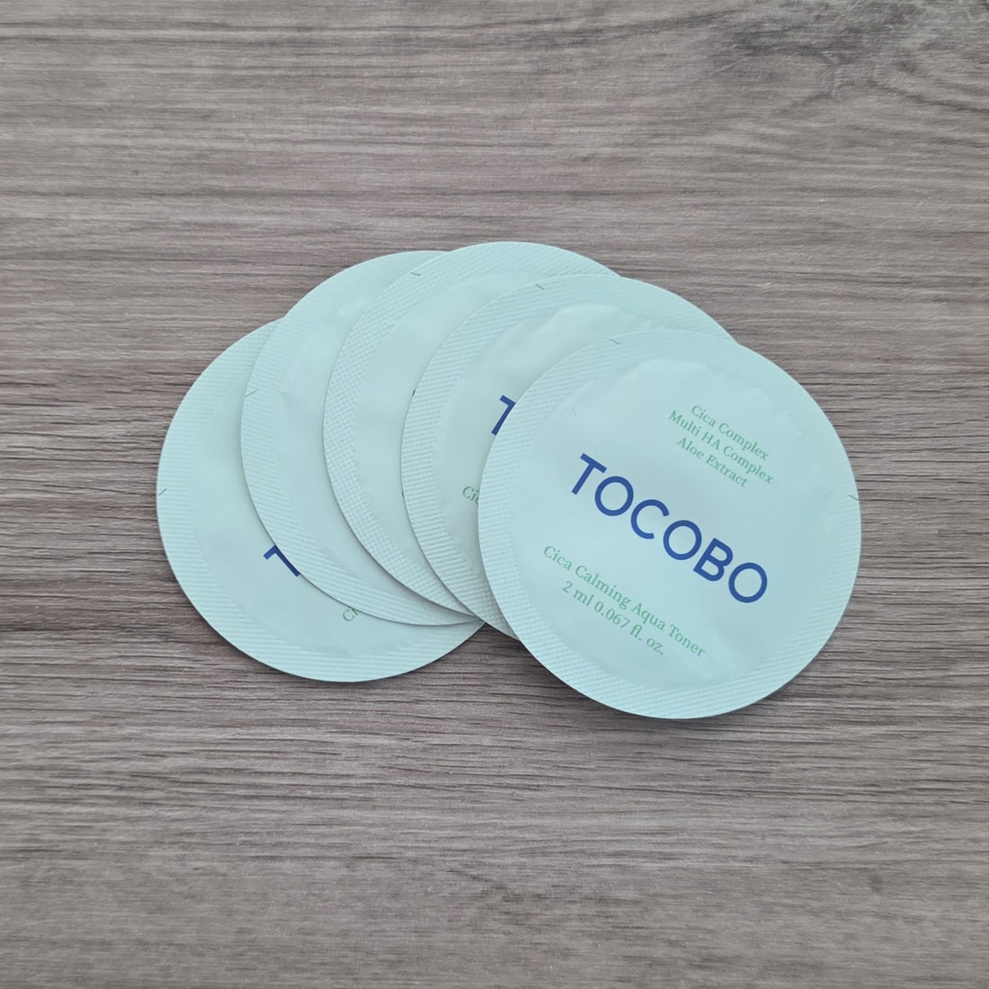 [TOCOBO] Cica Calming Aqua Toner 5 muestras de 2ml c/u