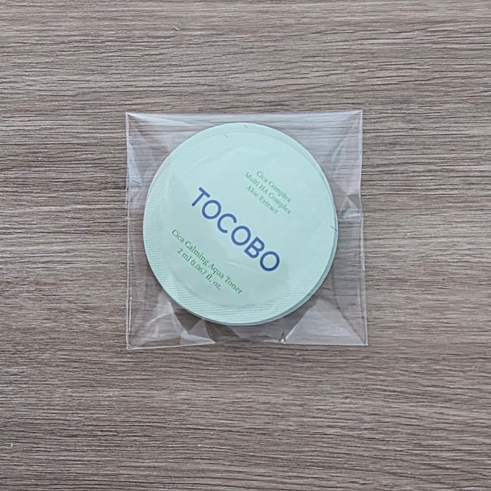 [TOCOBO] Cica Calming Aqua Toner 5 muestras de 2ml c/u