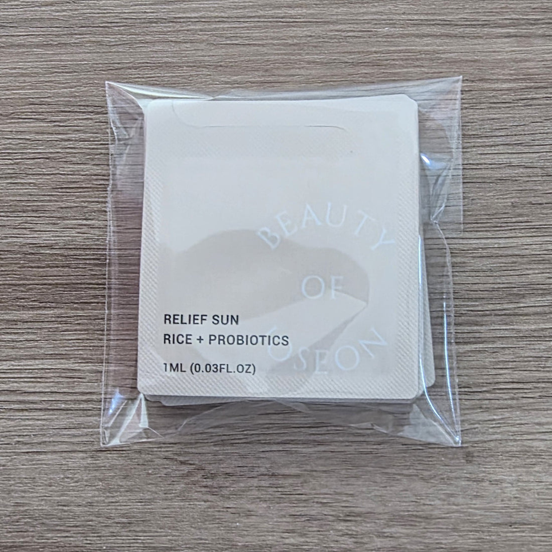 [BEAUTY OF JOSEON] Relief Sun: Rice + Probiotics+ SPF50 10 muestras de 1ml c/u