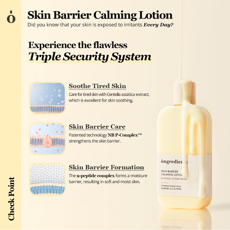 [ONGREDIENTS] Skin Barrier Calming Lotion 220ml