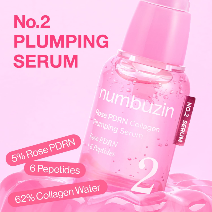 [NUMBUZIN] No.2 Rose PDRN Collagen Plumping Serum 30ml