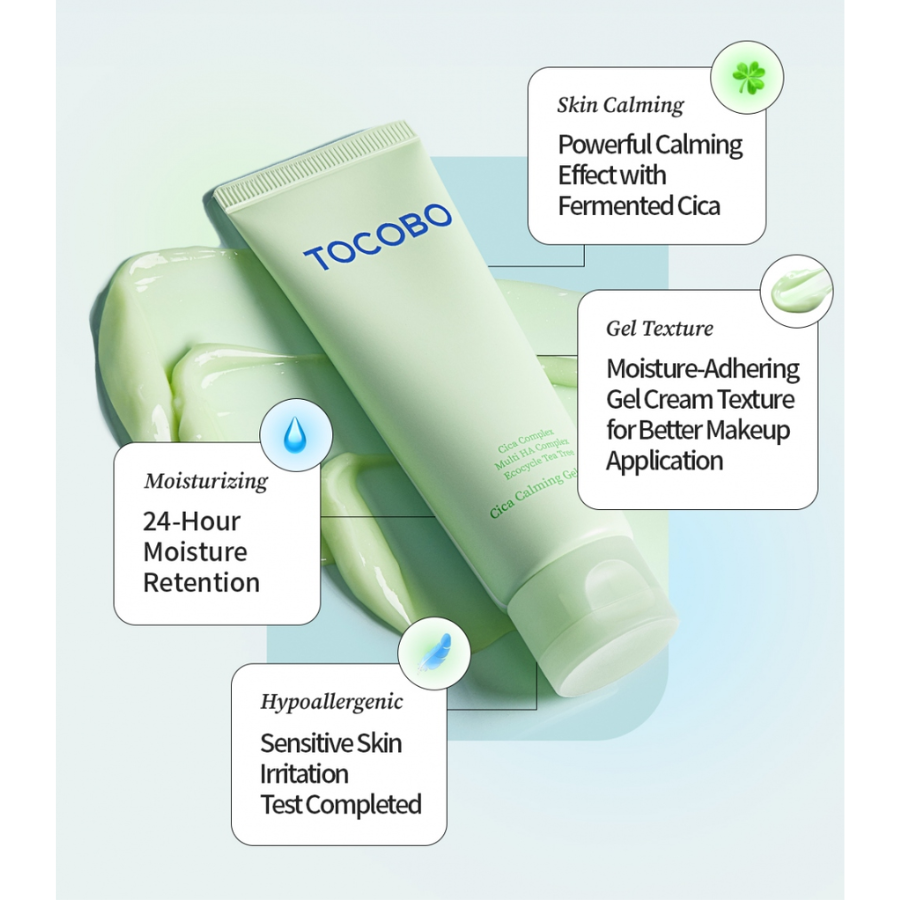 [TOCOBO] Cica Calming Gel Cream 5 muestras de 1ml c/u