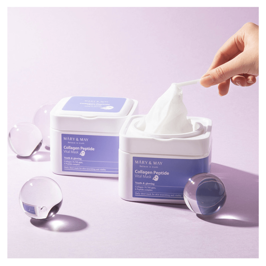 [MARY&MAY] Collagen Peptide Vital Mask (30 pz)