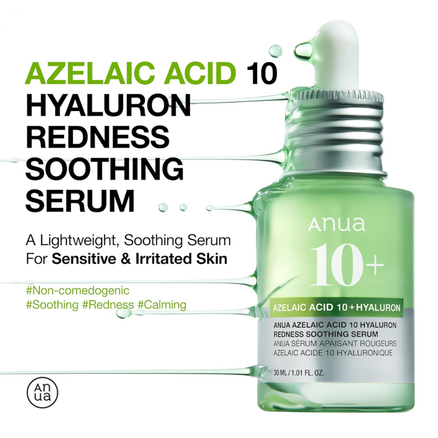 [ANUA] Azelaic Acid 10 Hyaluron Redness Soothing Serum 30ml