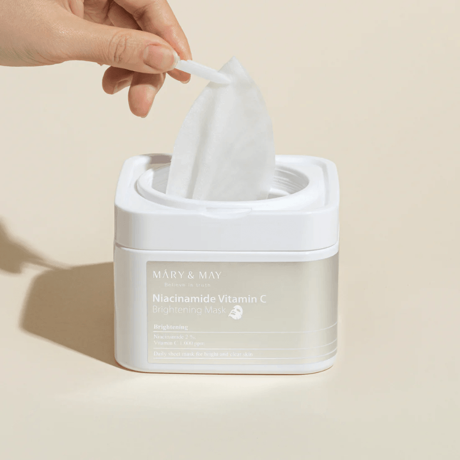 [MARY&MAY] Niacinamide Vitamin C Brightening Mask (30 pz)