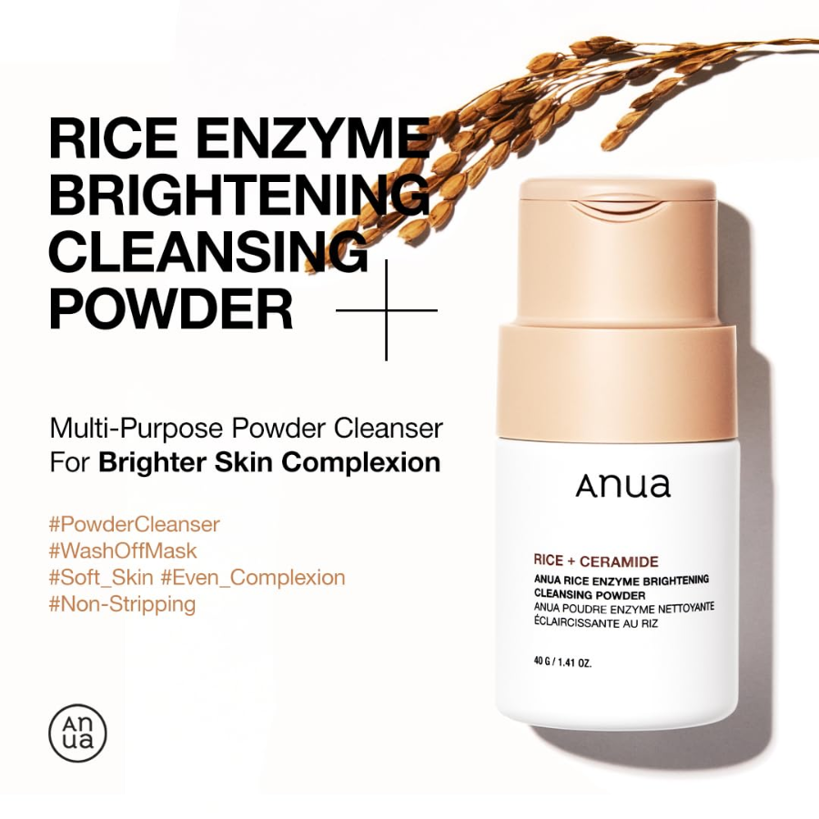 [ANUA] Rice Enzyme Brightening Cleansing Powder 40g