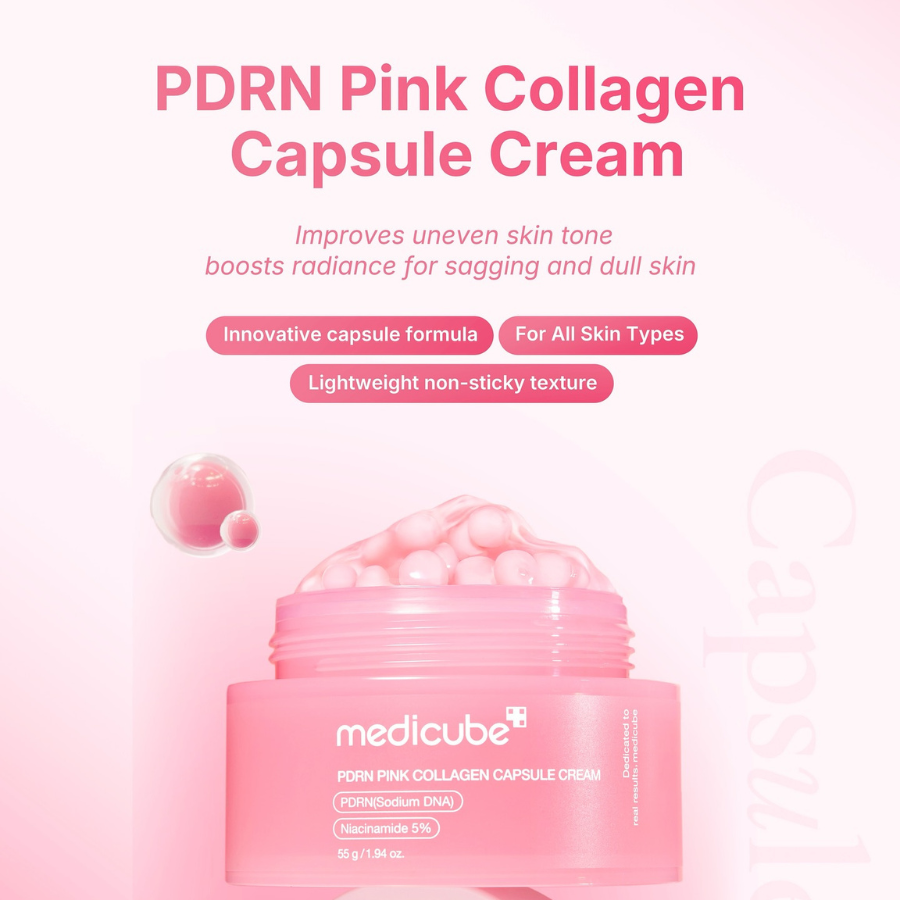 [MEDICUBE] PDRN Pink Collagen Capsule Cream 55g