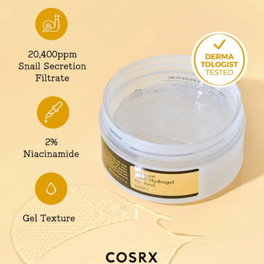 [COSRX] Advanced Snail Hydrogel Eye Patch (60 pz)