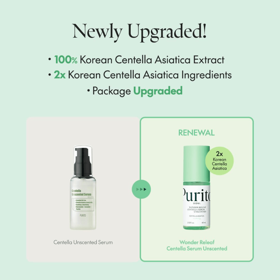 [PURITO] Wonder Releaf Centella Serum Unscented 60ml