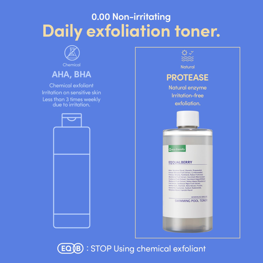 [EQQUALBERRY] Swimming Pool Daily Facial Toner 300ml