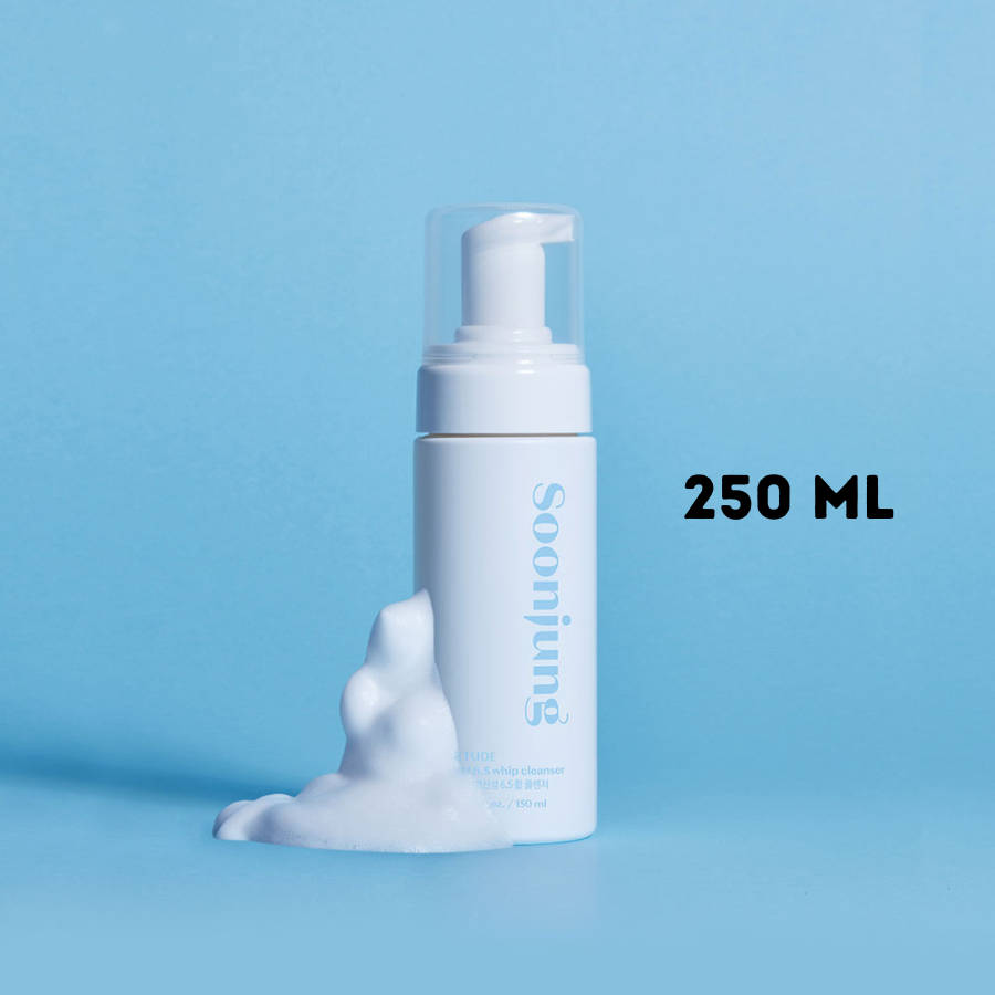 [ETUDE] SoonJung Whip Cleanser 250ml (Jumbo)