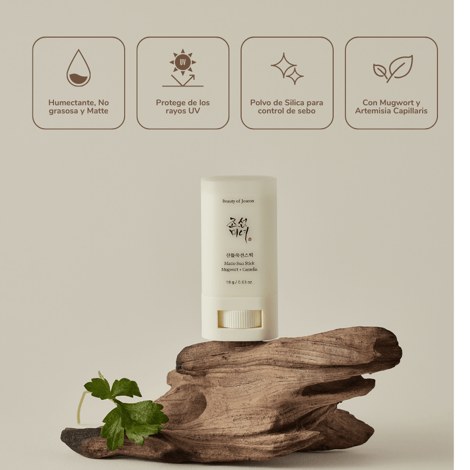 [BEAUTY OF JOSEON] Matte sun stick : Mugwort + Camilia  18g