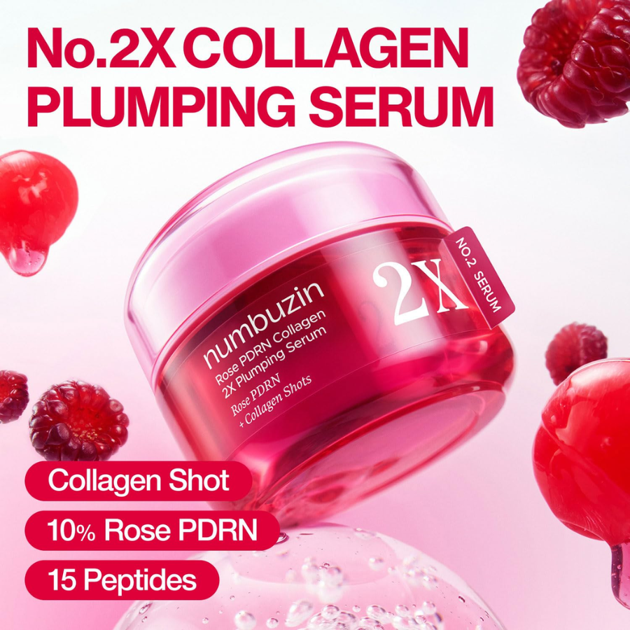[NUMBUZIN] No.2 Rose PDRN Collagen 2X Plumping Serum 30ml