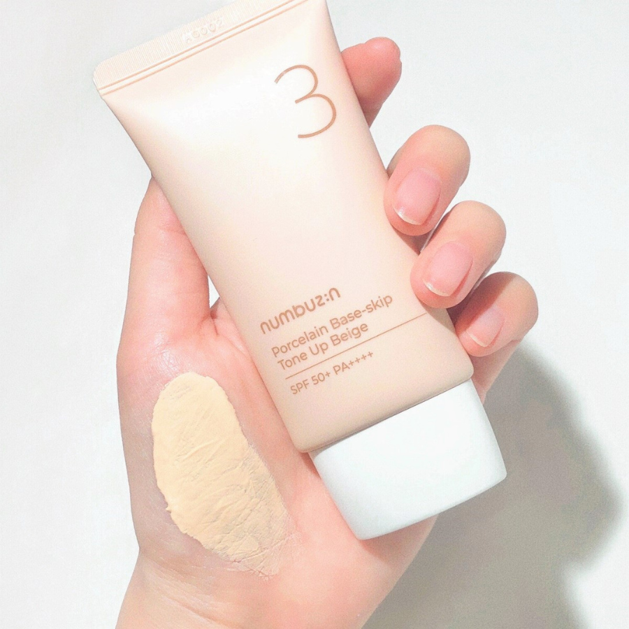 [NUMBUZIN] No.3 Porcelain Base-skip Tone Up Beige 50ml