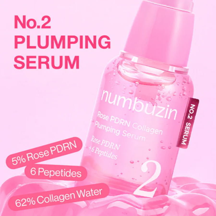 [NUMBUZIN] No.2 Rose PDRN Collagen Plumping Serum DUO 1.2ml 5pzs de c/u