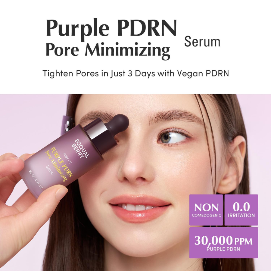 [EQQUALBERRY] Purple PDRN Pore Minimizing Serum 30ml