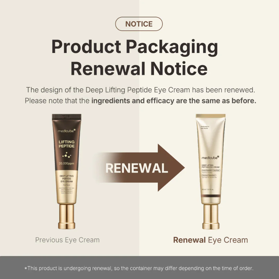 [MEDICUBE] Deep Lifting Peptide Eye Cream 30ml