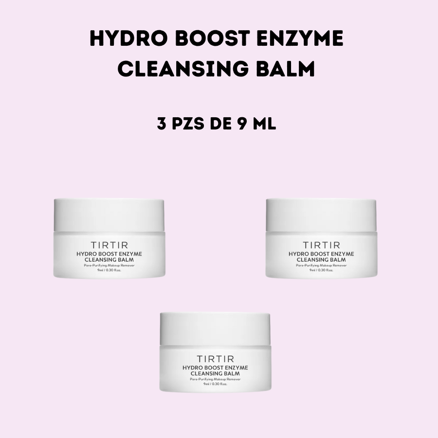 [TIRTIR] Hydro Boost Enzyme Cleansing Balm 3 piezas de 9 ml c/u