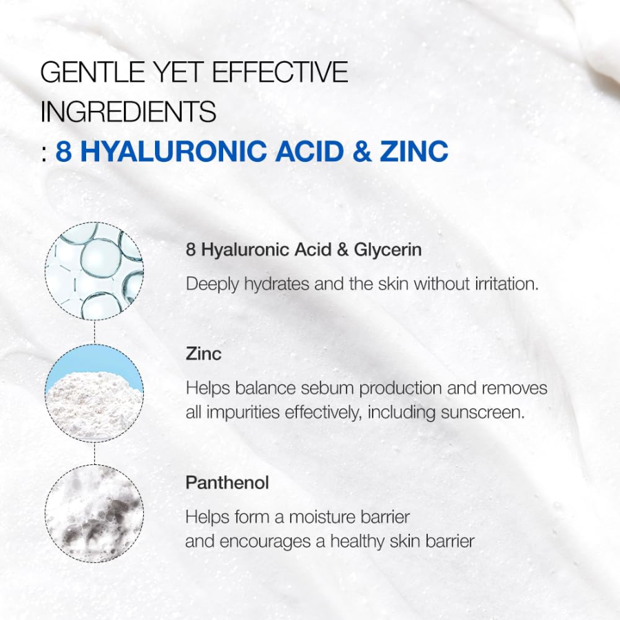[ANUA] 8 Hyaluronic Acid Hydrating Gentle Foaming Cleanser 150ml