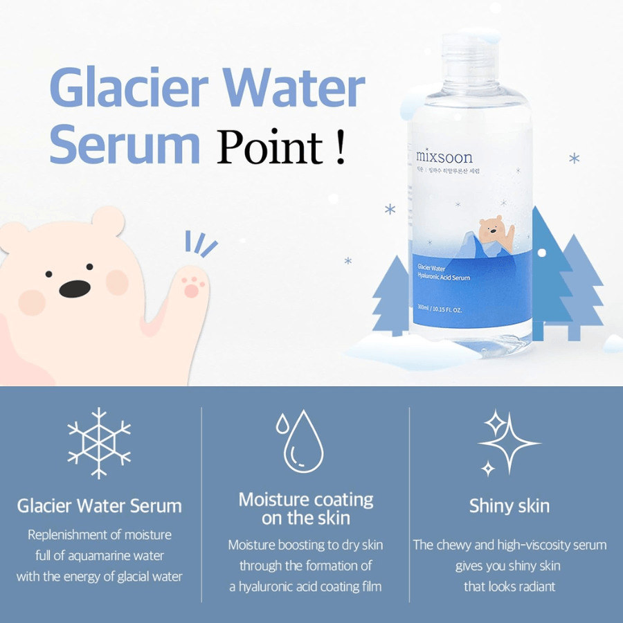[MIXSOON] Glacier Water Hyaluronic Acid  Serum 300ml