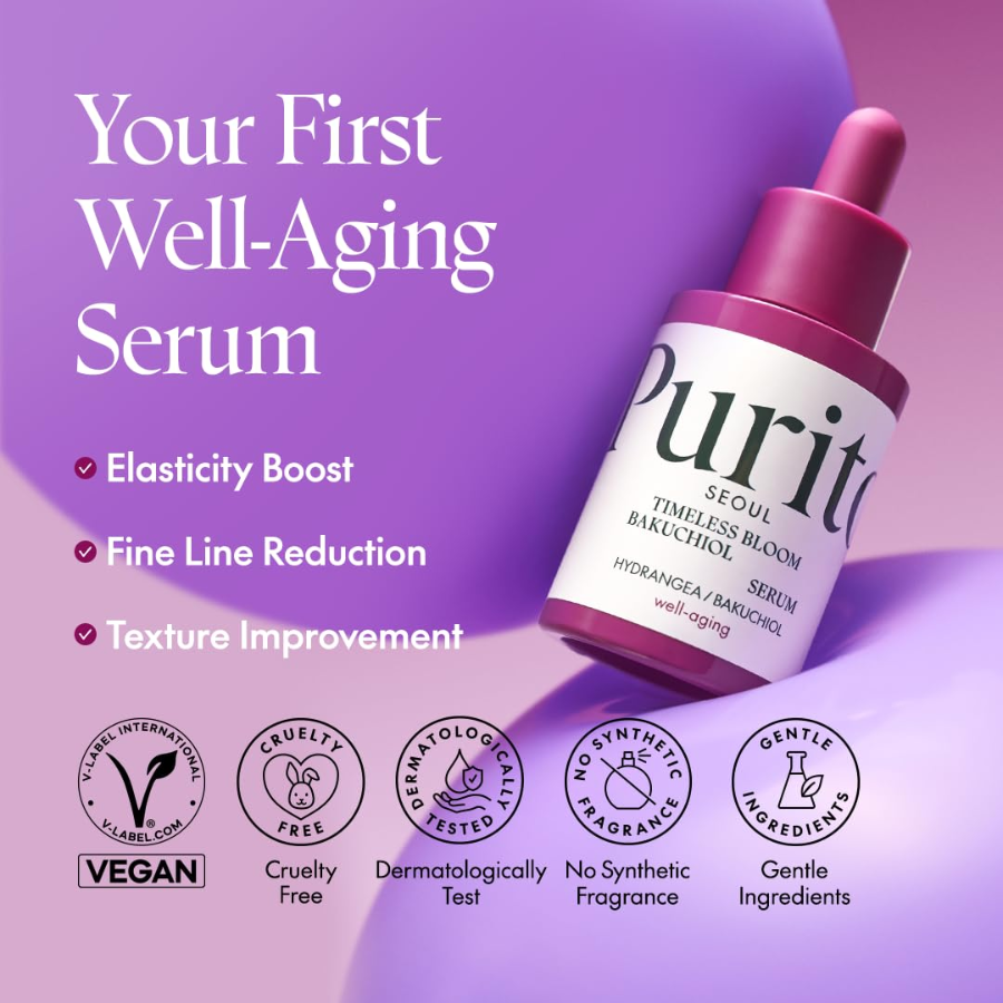 [PURITO] Timeless Bloom Bakuchiol Serum 30ml