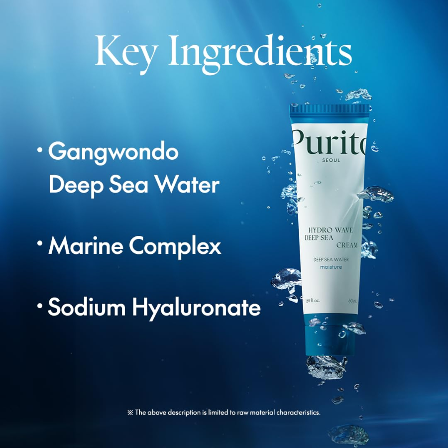 [PURITO] Hydro Wave Deep Sea Cream 10 muestras de 1ml c/u