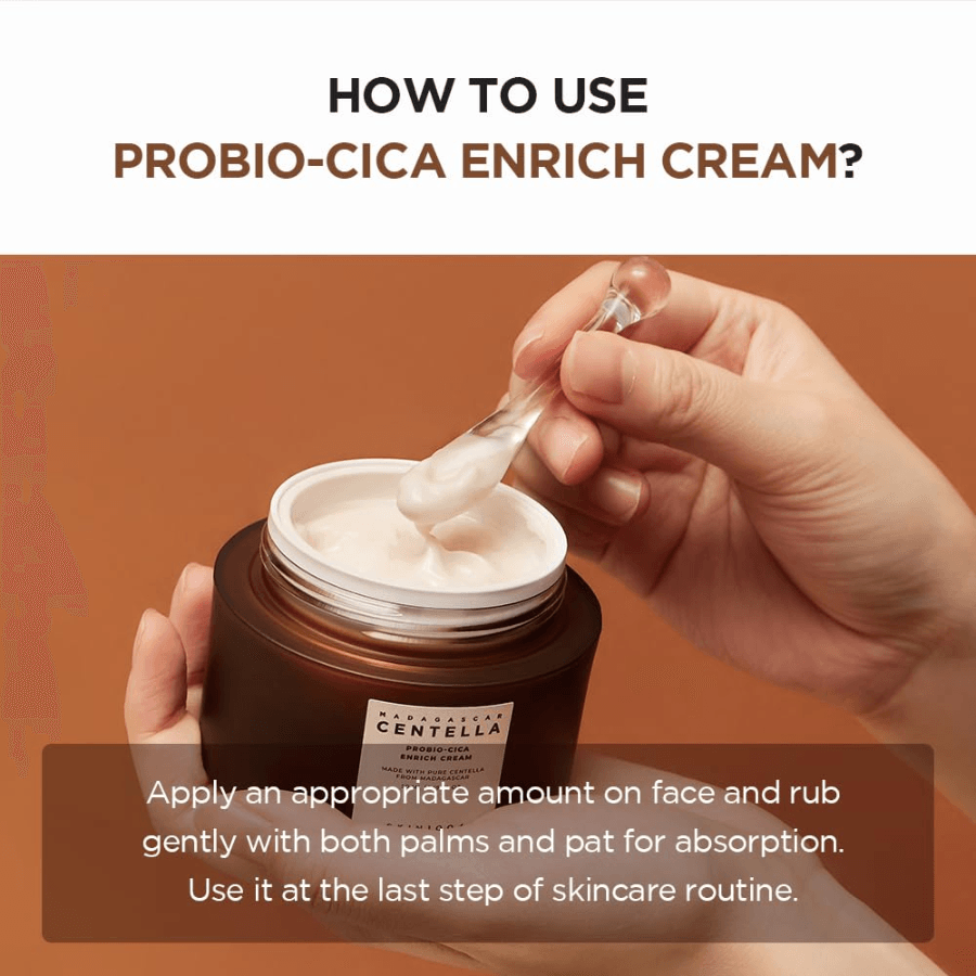 [SKIN1004] Madagascar Centella Probio-Cica Enrich Cream 5 muestras de 1.5 ml c/u