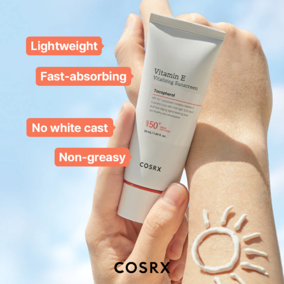 [COSRX] Vitamin E Vitalizing Sunscreen 50ml (OTC)