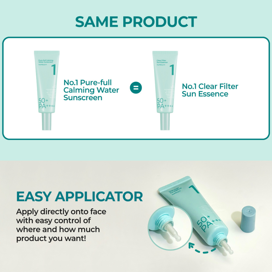 [NUMBUZIN] No.1 Clear Filter Sun Essence SPF50+ PA++++