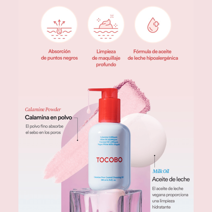 [TOCOBO] Calamine pore Control Cleansing Oil 200ml