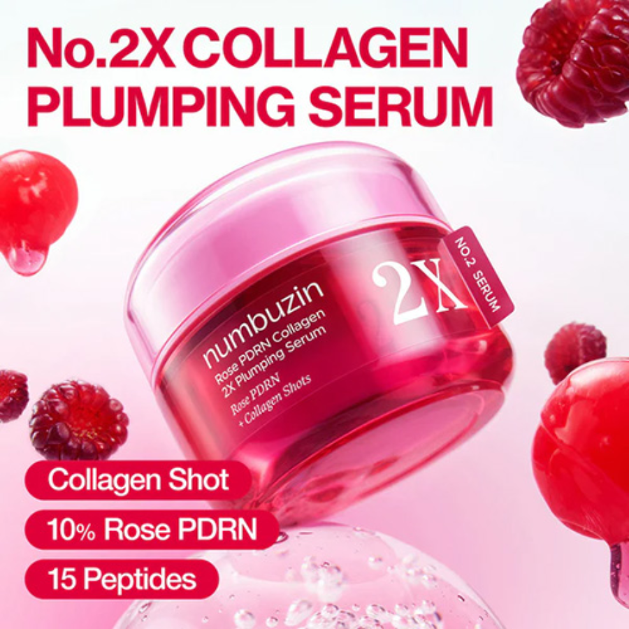 [NUMBUZIN] No.2 Rose PDRN Collagen Plumping Serum DUO 1.2ml 5pzs de c/u