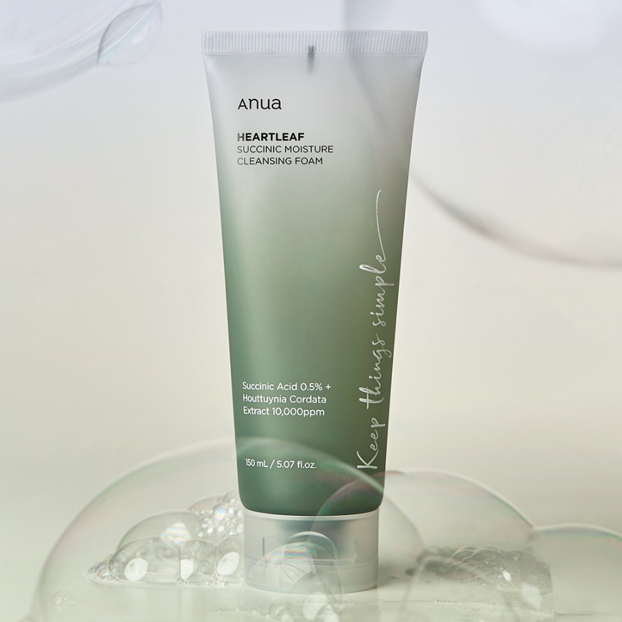 [ANUA] Heartleaf Succinic Moisture Cleansing Foam 150ml