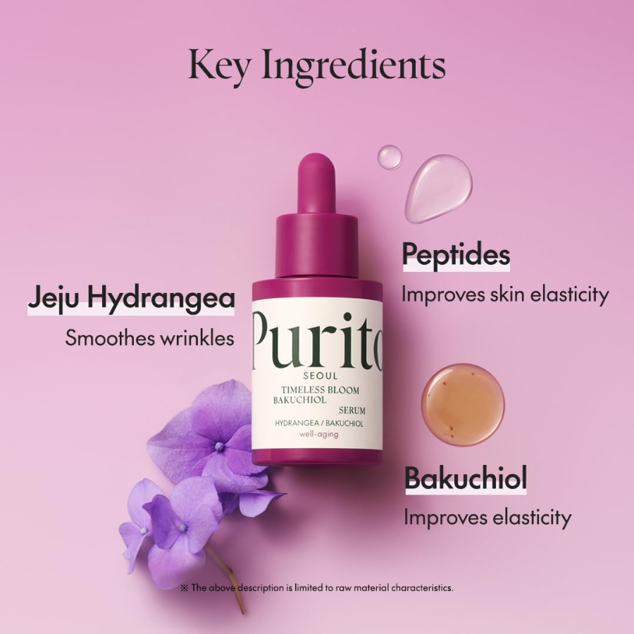 [PURITO] Timeless Bloom Bakuchiol Serum 30ml
