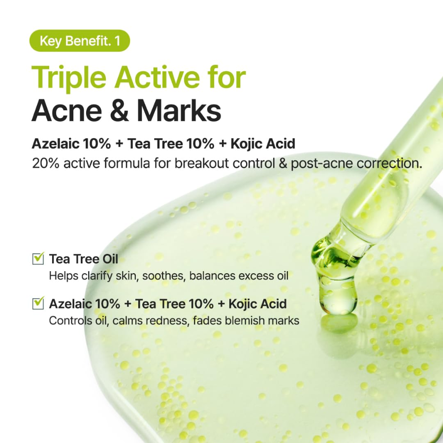 [PURITO] Azelaic Acid 10 Kojic Azulene Serum 30ml