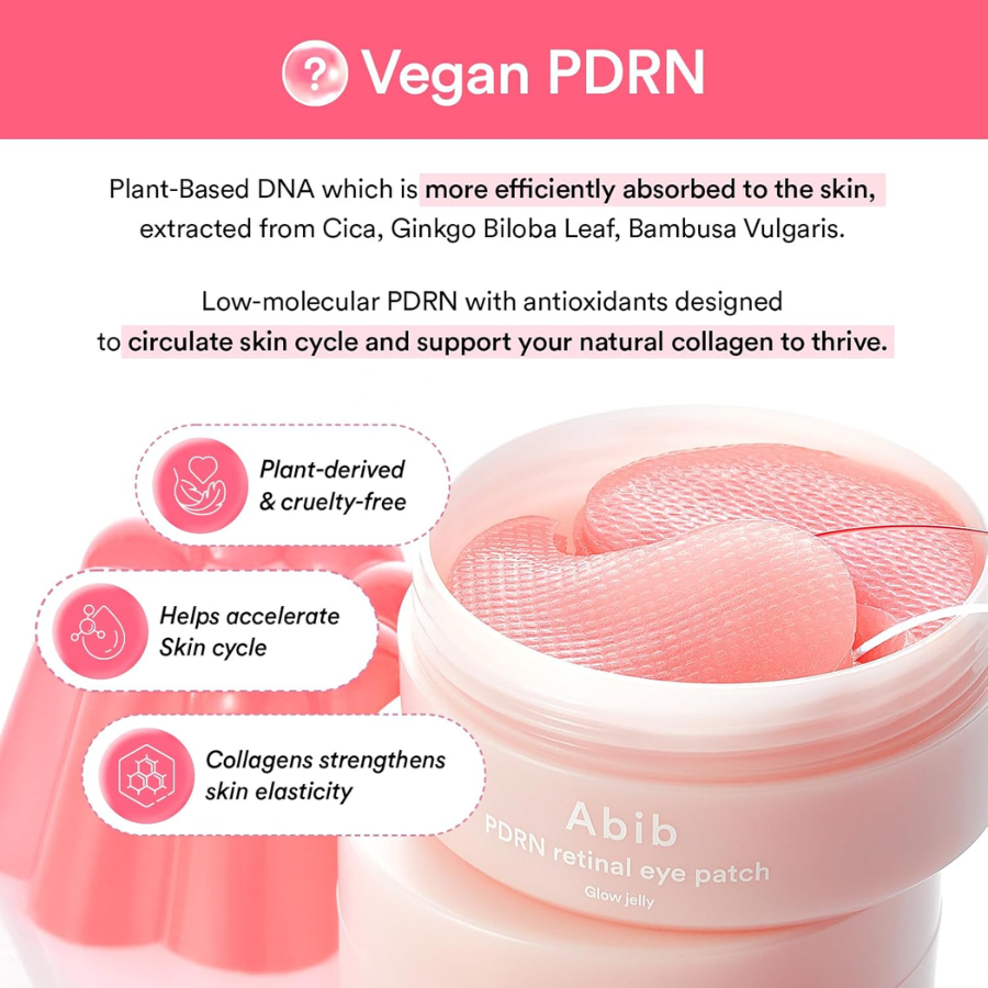 [ABIB] PDRN Retinal Eye Patch Glow Jelly 60pzs